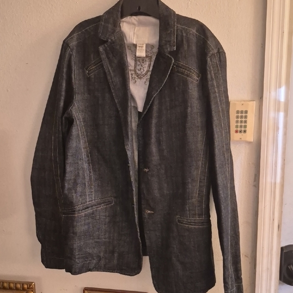 Men's Denim Blazer